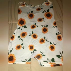Ladies Sunflower romper!